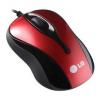 Mouse Laptop LG XM-120 Retractable cable USB Red