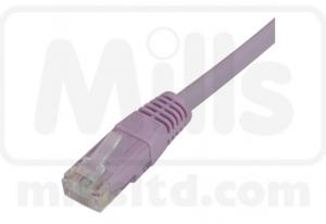 Patch cord Cat 6 UTP LSOH 2m (violet) Fusion 10buc.