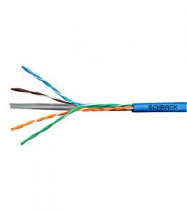 Cablu cat 6 UTP, 300Mhz, PVC albastru, cutie 305m, Schrack