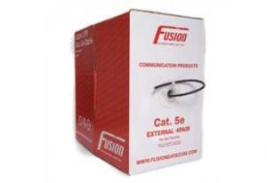 Cablu Cat 5e UTP Exterior 305m (negru) Fusion