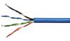 Cablu cat 5e UTP, manta PVC albastru, cutie 305m, Schrack