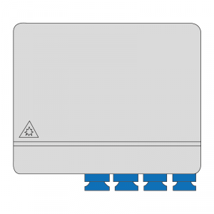 Cutie terminala AFL Hyperscale, 4 X SC Simplex sau LC Duplex, neechipata