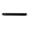 Priza de rack PDU 19"/ 1u Xcab, 9 posturi SCHUKO , 16A/250v, MAX. 3500W, cablu 1,80m.