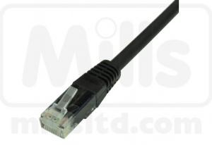 Patch cord Cat 6 UTP LSOH 1.5m (negru) Fusion 10buc.