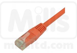 Patch cord Cat 6 UTP LSOH 0.5m (portocaliu) Fusion 10buc.