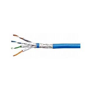 Cablu cat 7a S/FTP, 1200 Mhz, 50%, manta LS0H albastra, Schrack