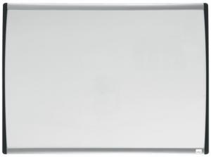 Tabla NOBO, 58x43 cm, magnetica, include marker si magneti, alb, rama arcuita gri-negru