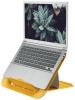 Suport ergonomic leitz cosy, pentru laptop, ajustabil, galben