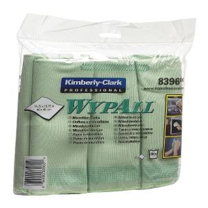 Lavete microfibra Kimberly-Clark Wypall, verzi, 6 bucati/pachet