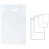 Pungi plastic cu fermoar pentru sigilare, 40 x 60 mm, 100 buc/set, KANGARO - transparente