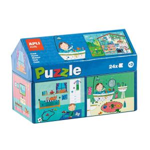 Puzzle Apli Casuta, tema CASA 24 piese