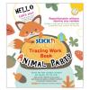 Carte educativa stick"n tracing work book - animal