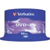 DVD+R Verbatim SL 16X 4.7GB Spindle Matt Silver, 50 buc/set