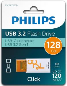 Memory stick USB-C 3.2 - 128GB PHILIPS Sunrise Orange