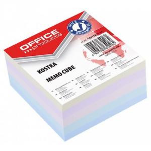 Cub hartie 85x85x40 mm, Office Products - hartie culori pastel asortate