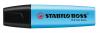 Textmarker Stabilo Boss, varf retezat 2 -5 mm, albastru