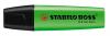 Textmarker Stabilo Boss, varf retezat 2 -5 mm, verde