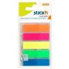 Stick index plastic transparent color 45 x 12 mm, 5