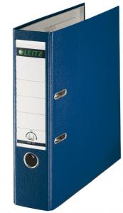 Biblioraft Leitz 180&deg;, PP, partial reciclat, FSC, A4, 80 mm, albastru