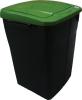 Cos eco bin, 45 litri, capac verde