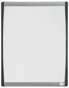 Tabla NOBO, 35x28 cm, magnetica, include marker si magneti, alb, rama gri