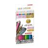 Creioane colorate, cutie carton, 12 culori/set (7 pastel + 5