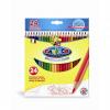 Creioane colorate, hexagonale, 24 culori/cutie, carioca