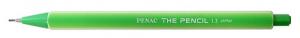 Creion mecanic PENAC The Pencil, rubber grip, 1.3 mm, varf retractabil, corp verde