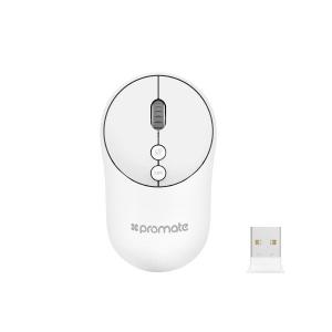 Mouse wireless Promate Clix-2, 1600 dpi, alb