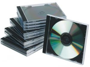 Carcasa jewel pentru CD/DVD, 10 buc/set, Q-Connect