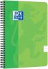 Caiet cu spirala A5, OXFORD School Touch, 70 file-90g/mp, 4 perf, coperta carton verde lime - dictando