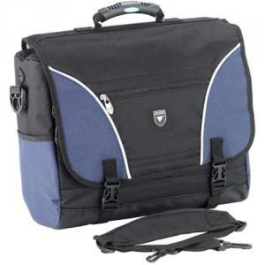 Geanta laptop 17", polyester, FALCON Courier - negru