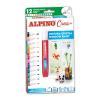 Set ALPINO Crea + Cristal (Window) Paint marker, 12 culori/set