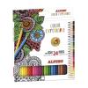 Creioane colorate, cutie carton, 24 culori/set, alpino color