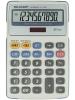 Calculator de birou, 10 digits, 170 x 108 x 15 mm, dual power, SHARP EL-334FB - gri