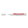 Marker Edding 90 pentru suprafete din sticla, varf 2-3 mm, alb