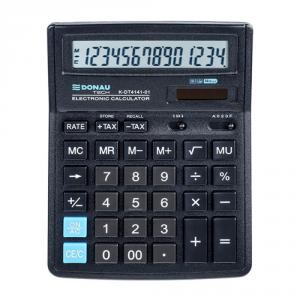 Calculator de birou, 14 digits, 193 x 143 x 38 mm, Donau Tech DT4141- negru