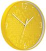 Ceas pentru perete leitz wow, silentios, rotund, 29 cm, galben