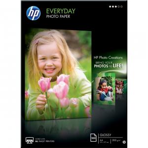 Hartie foto HP Q2510A Glossy, A4, 200 g/mp