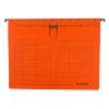 Dosar suspendabil cu sina, carton 230g/mp, bagheta metalica, 5 buc/set, DONAU - orange