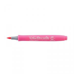 Marker ARTLINE Decorite, varf flexibil (tip pensula) - roz neon