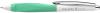 Pix SCHNEIDER Haptify, rubber grip, clema metalica, corp alb/verde menta - scriere albastra
