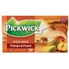 Ceai pickwick rooibos harmony - mango & piersica - fara cofeina - 20 x