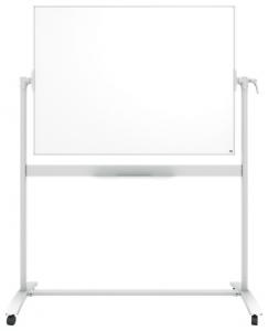 Tabla mobila NOBO Classic, otel lacuit, 120x90 cm, magnetica, include marker si tavita, alb