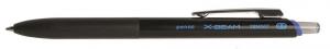 Pix PENAC X-Beam XBM107, rubber grip, 0.7mm, clema metalica, corp negru - scriere albastra