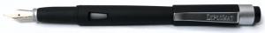 DIPLOMAT Magnum - Soft Touch Black - stilou cu penita M, din otel inoxidabil