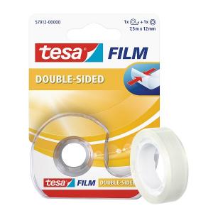 Banda dublu adeziva cu dispenser, Tesa Film, 7.5 m x 12 mm