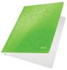 Dosar cu sina leitz wow, carton laminat, a4, 250 coli, verde