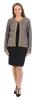 Pulover tricotat model jacheta kaki 835k