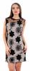 Rochie ecru cu broderie florala 8113E